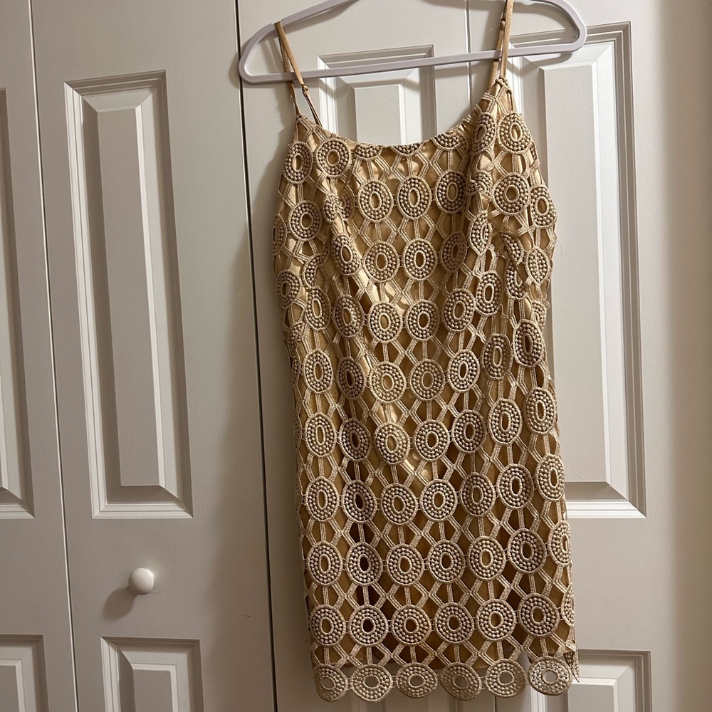 Gold Lilly Pulitzer Dress